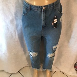 Boohoo blue jeans